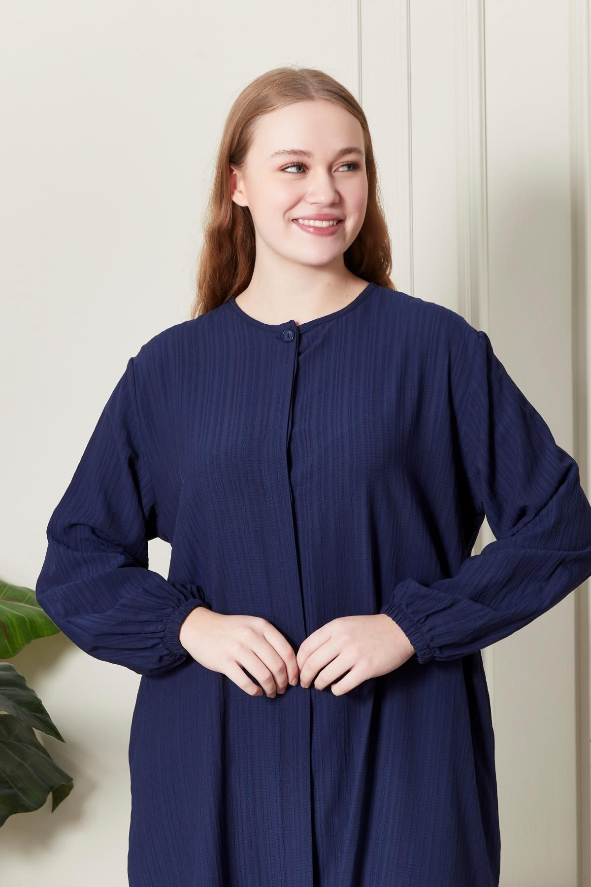 Kadın Büyük Beden Gofre İkili Takım