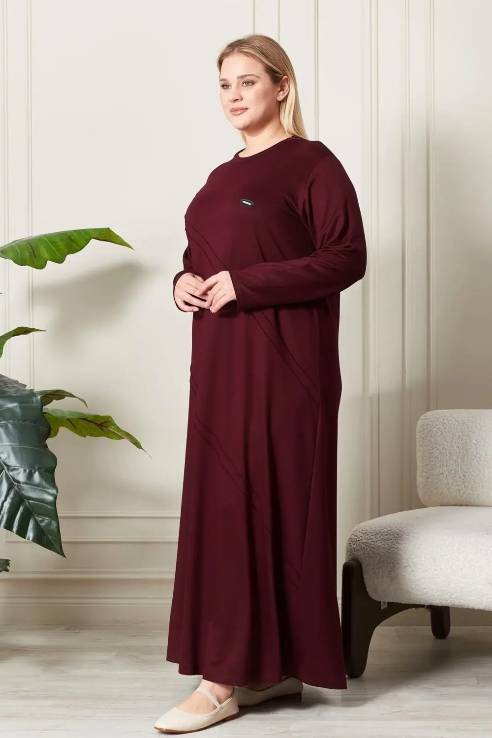 Kadın Büyük Beden 2 İplik Elbise