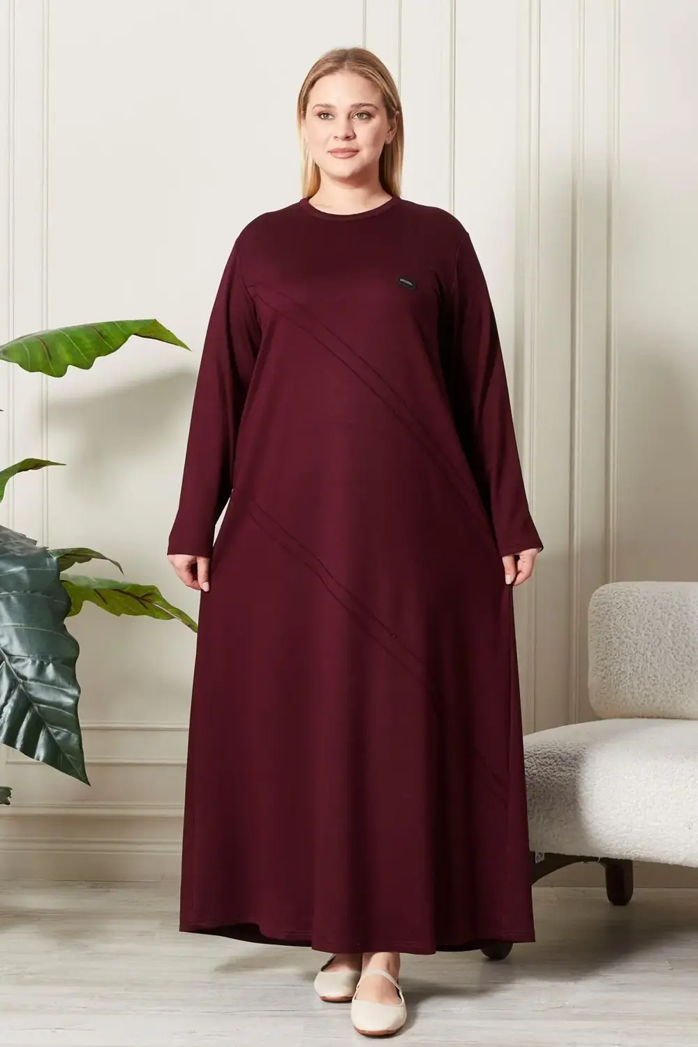 Kadın Büyük Beden 2 İplik Elbise