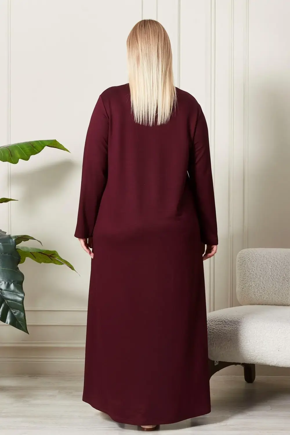 Kadın Büyük Beden 2 İplik Elbise