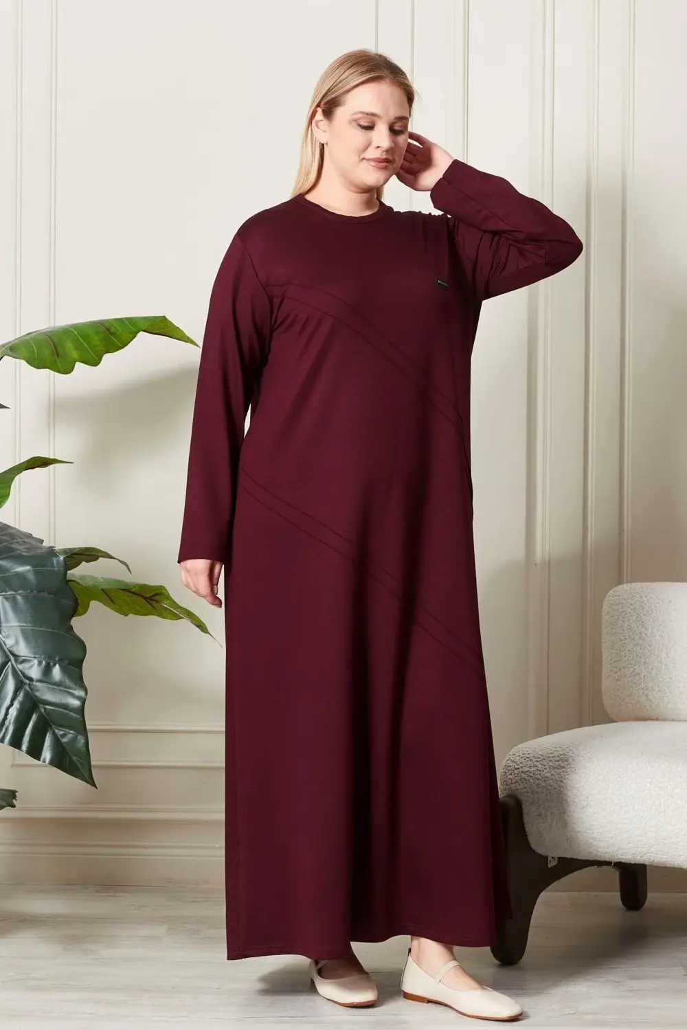 Kadın Büyük Beden 2 İplik Elbise