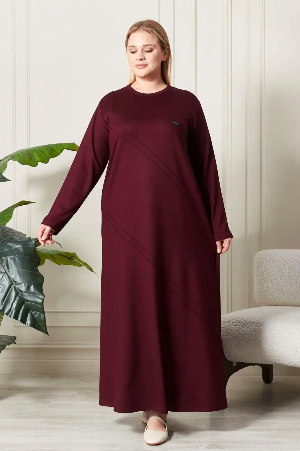 Kadın Büyük Beden 2 İplik Elbise