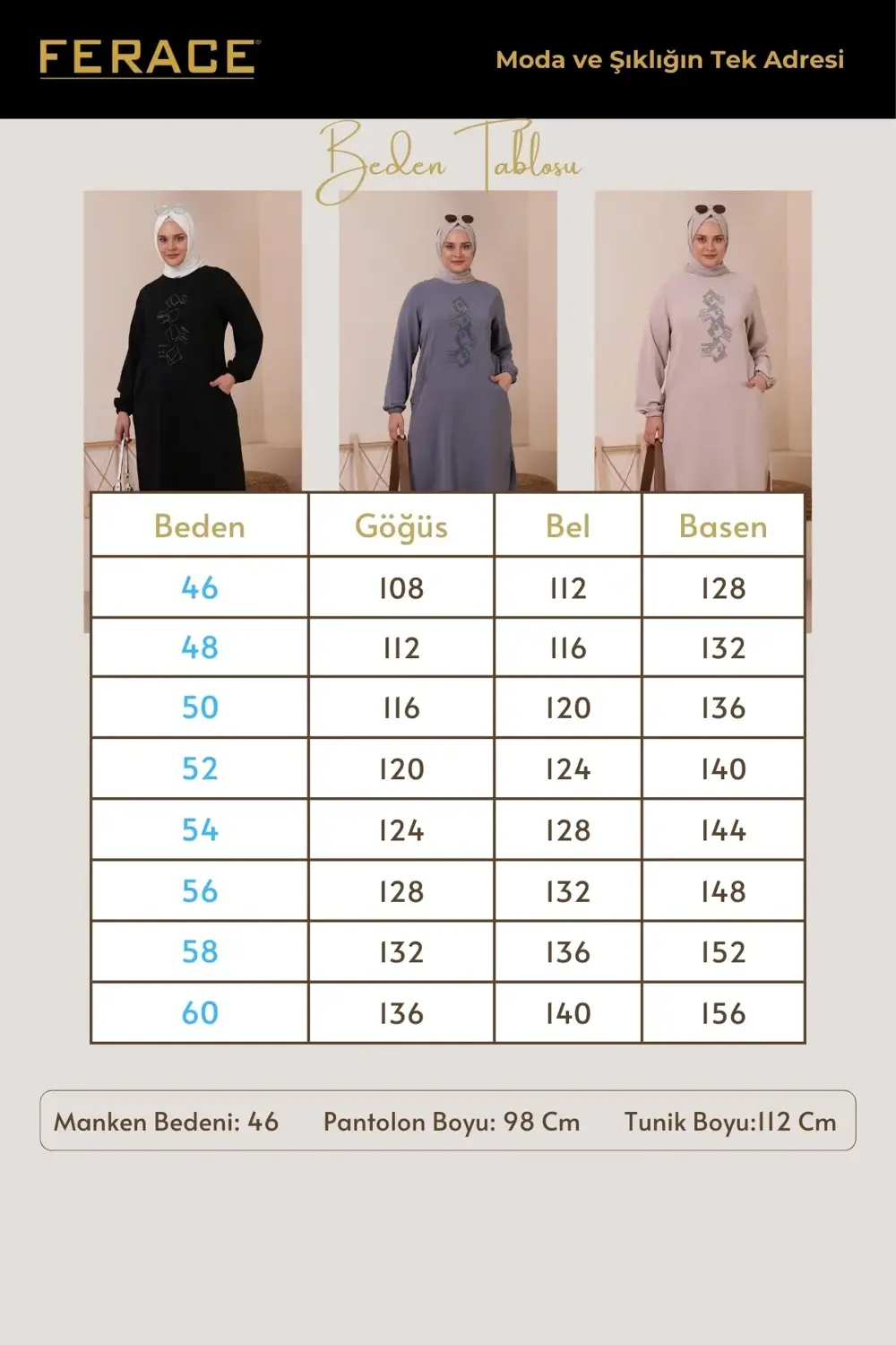 Kadin Buyuk Beden Alt-üst Takım Cepli Ve Taş I?şlemeli