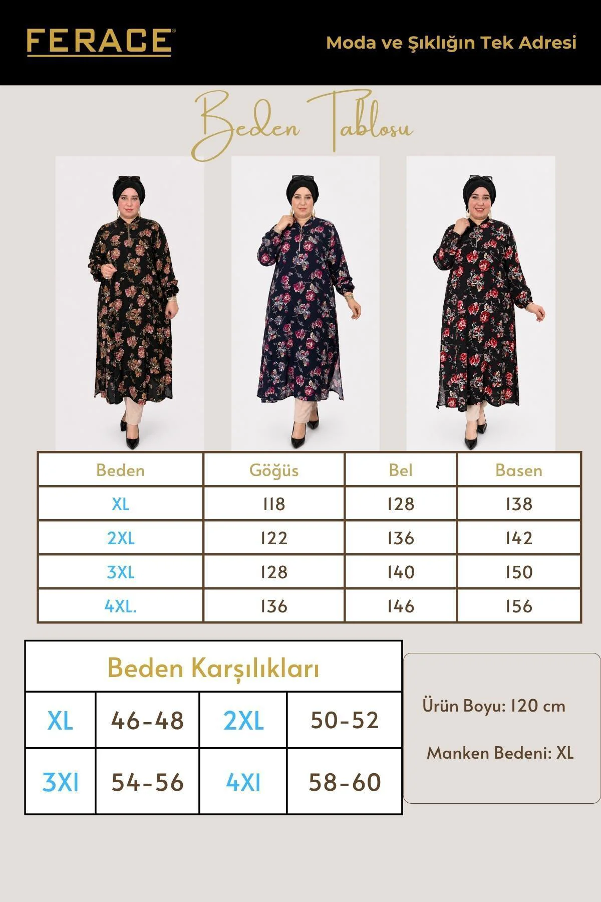 Kadin Buyuk Beden Çiçek Desen Feramuarlı Tunik Kadin Buyuk Beden Çiçek Desen Feramuarlı Tunik Fiyatı, Yorumları ve Özellikleri