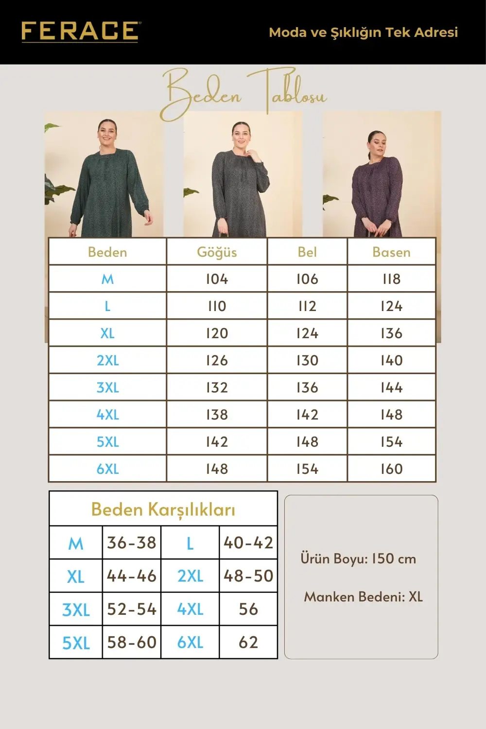 Kadin Buyuk Beden Çıtır Desen Uzun Anne Günlük Elbise