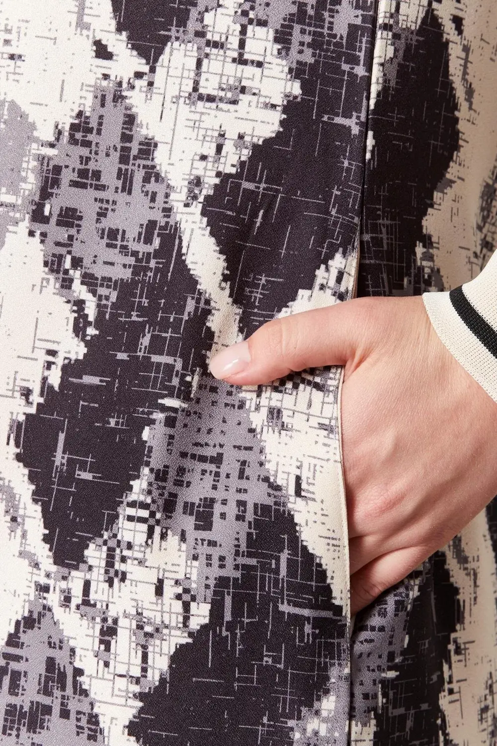 Kadın Büyük Beden Desenli Kap