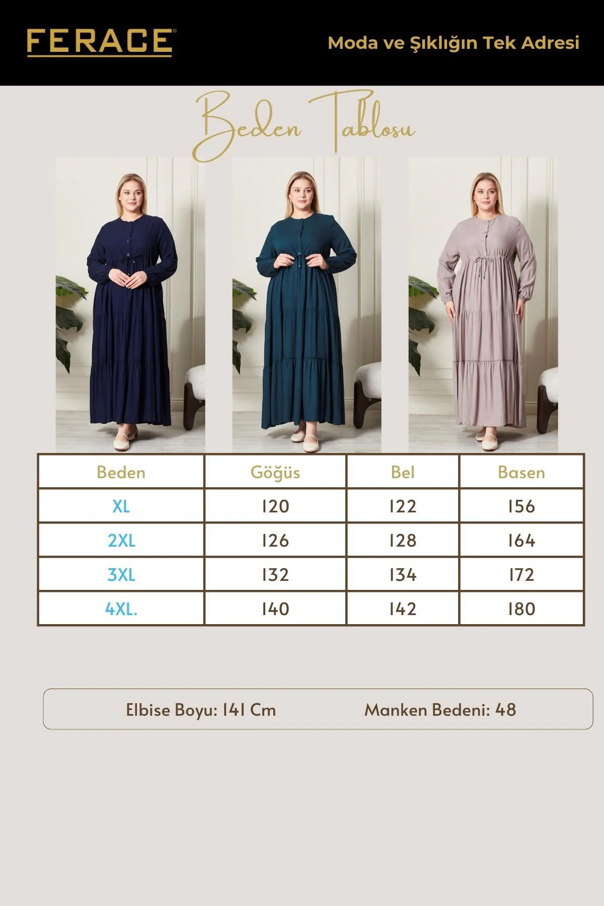 Kadın Büyük Beden Düğmeli Belmando Elbise Fiyatı, Yorumları ve Özellikleri
