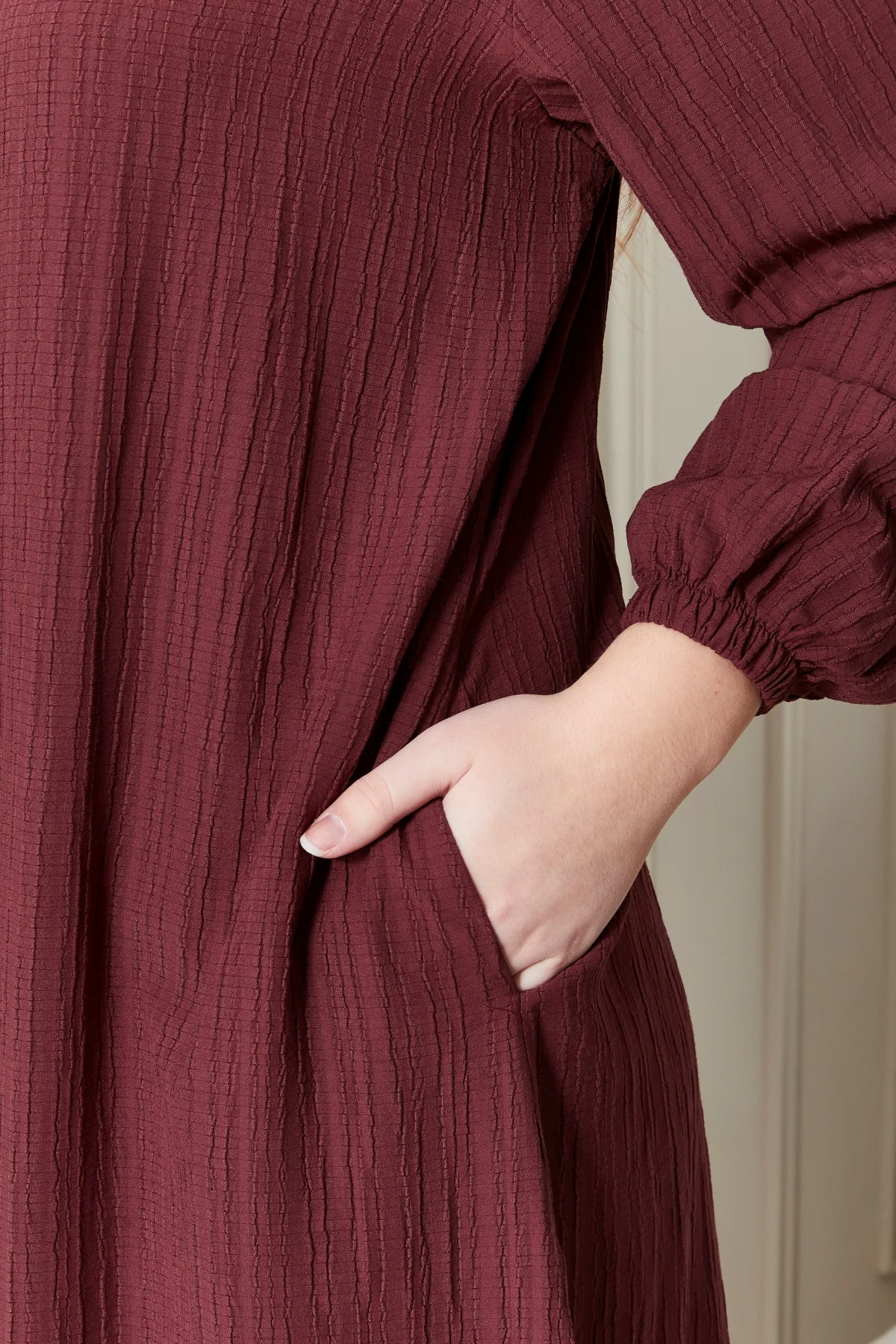 Kadın Büyük Beden Gofre İkili Takım