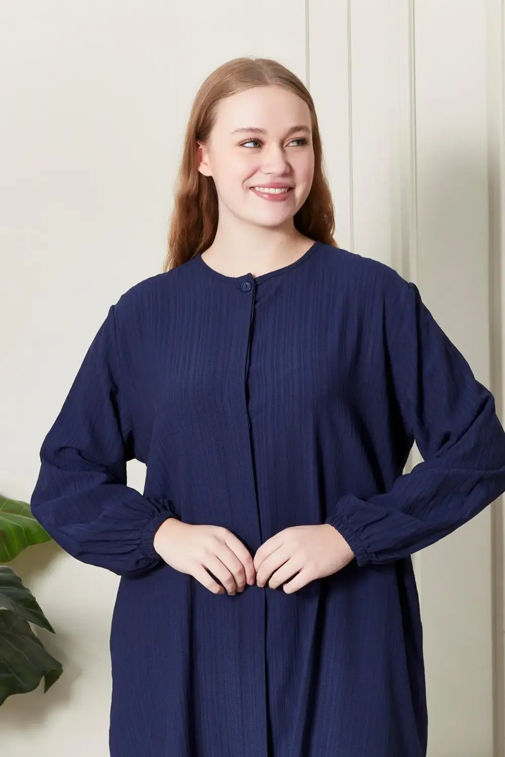 Kadın Büyük Beden Gofre İkili Takım