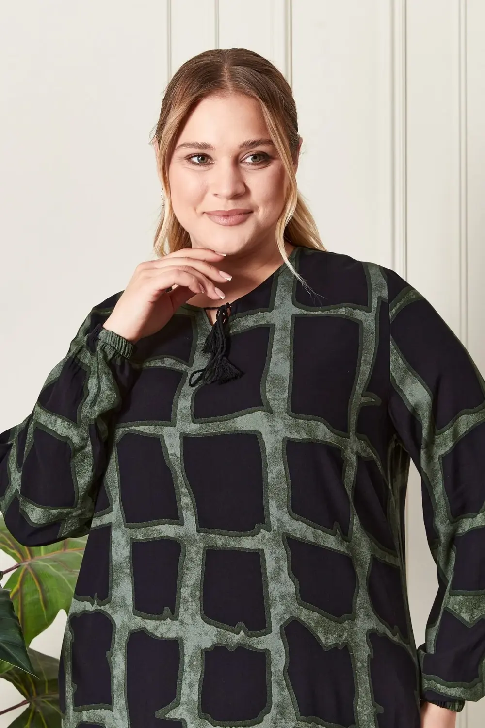 Kadın Büyük Beden Gömlek Tunik