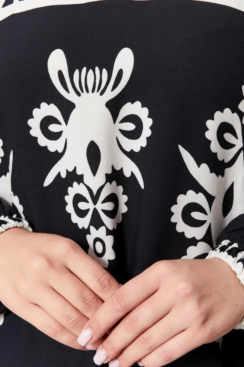 Kadın Büyük Beden Hakim Yaka Elbise