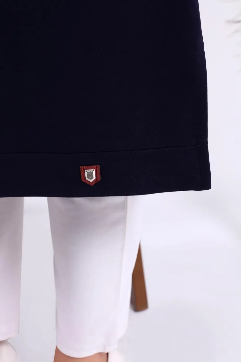 Kadın Büyük Beden Iki Iplik Penye Uzun Tesettür Tunik