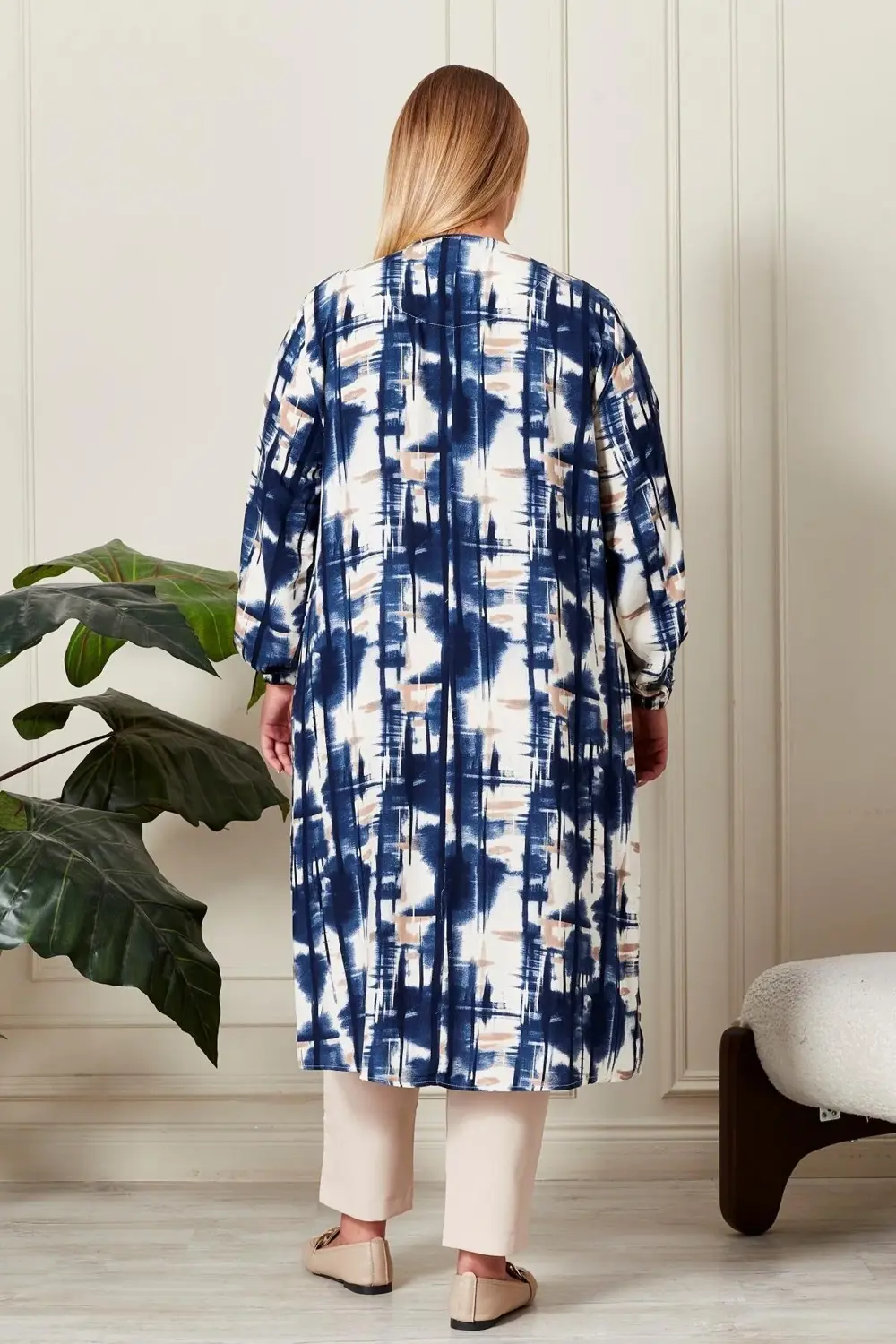 Kadın Büyük Beden İpli Tunik