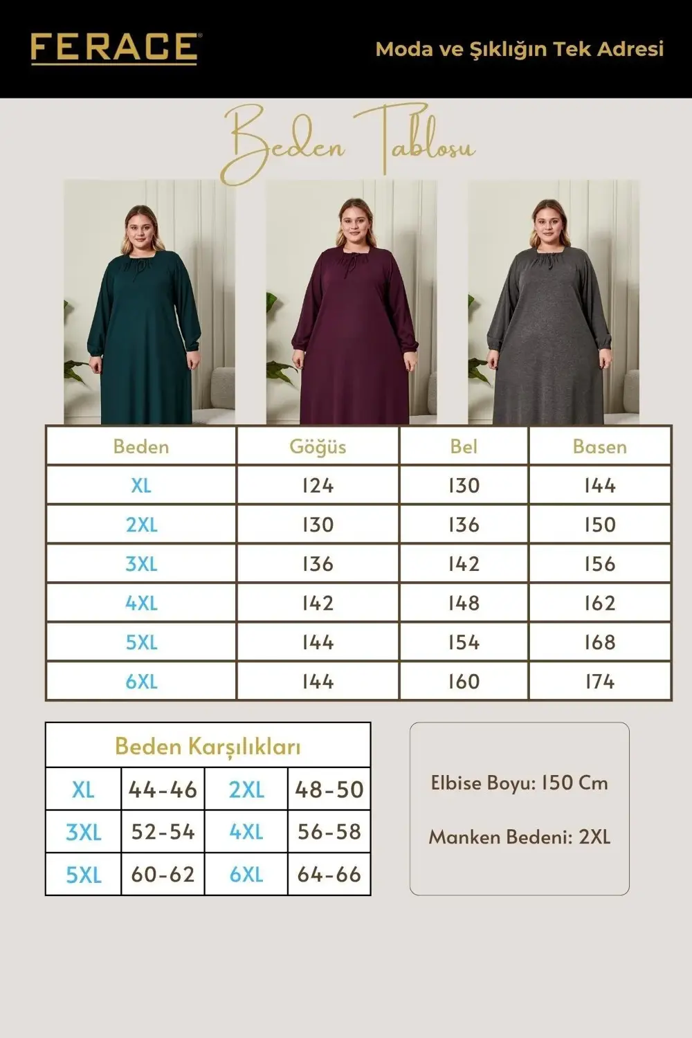 Kadın Büyük Beden Kare Yaka Elbise