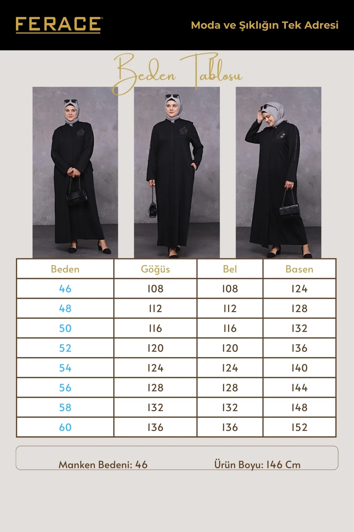 Kadın Buyuk Beden Kislik Tesettur Pardesu Tam Boy