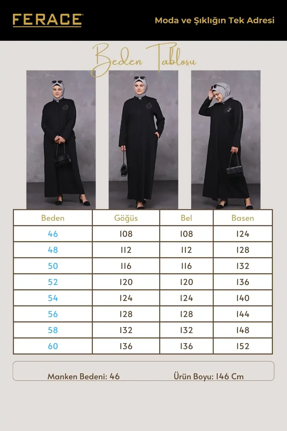 Kadın Buyuk Beden Kislik Tesettur Pardesu Tam Boy