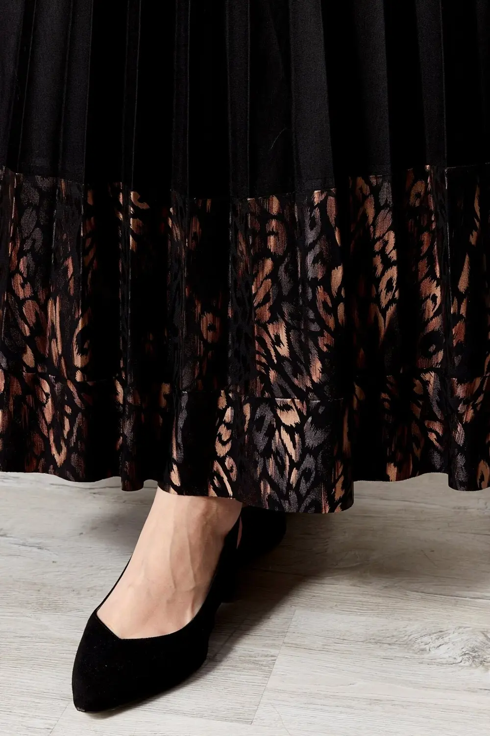 Kadin Büyük Beden Leoparlı Takım