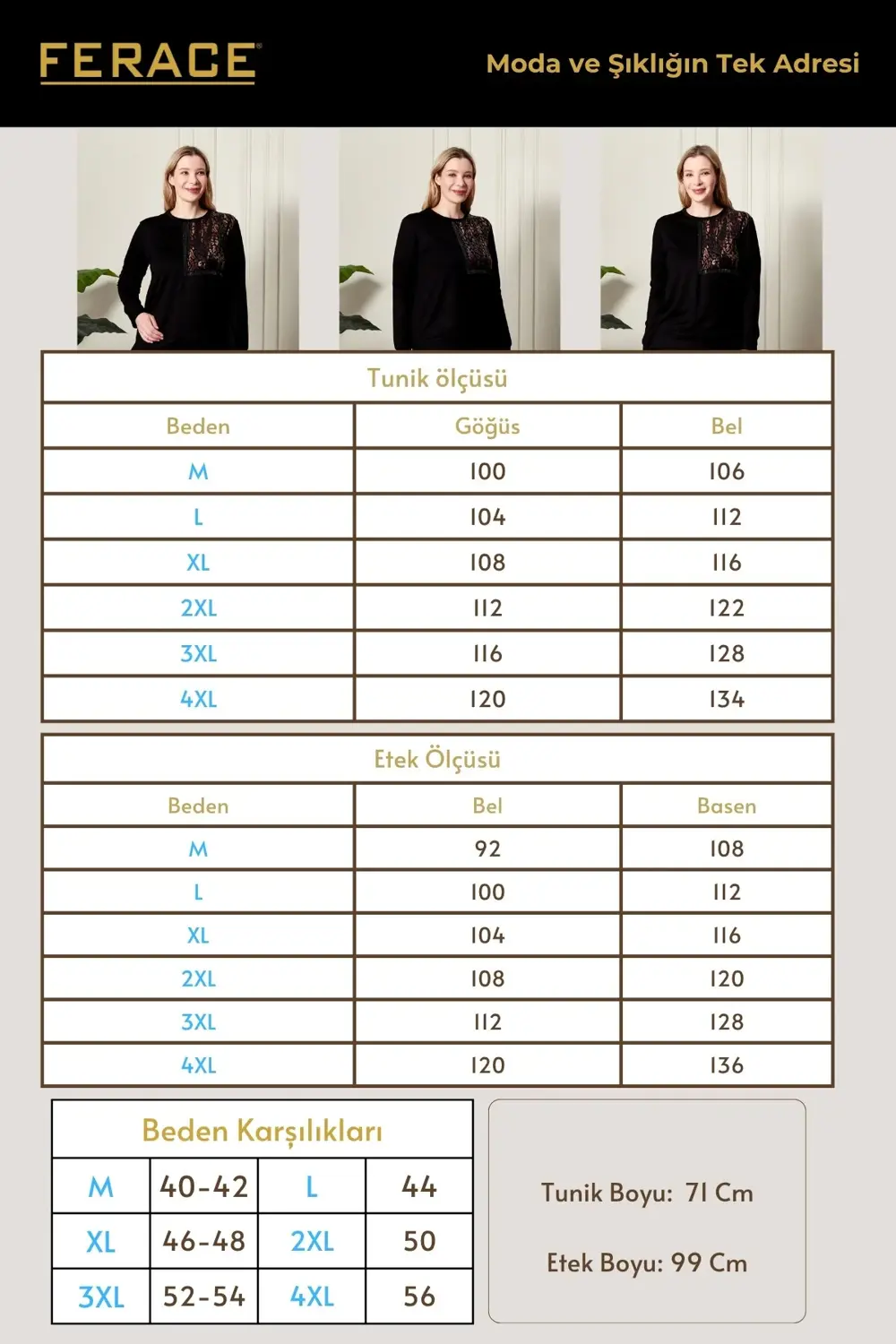 Kadin Büyük Beden Leoparlı Takım