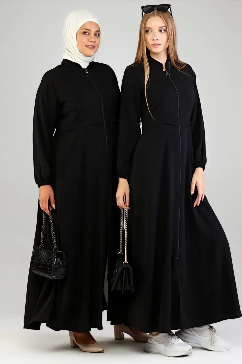 Kadin Buyuk Beden Mevlana Ferace Elbise