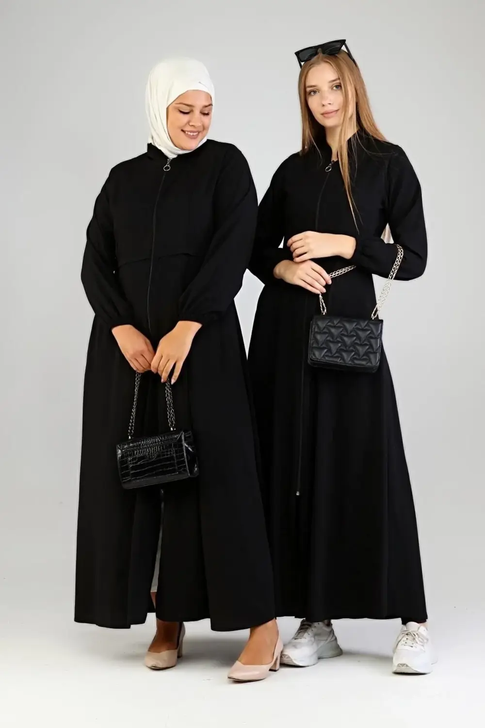 Kadin Buyuk Beden Mevlana Ferace Elbise