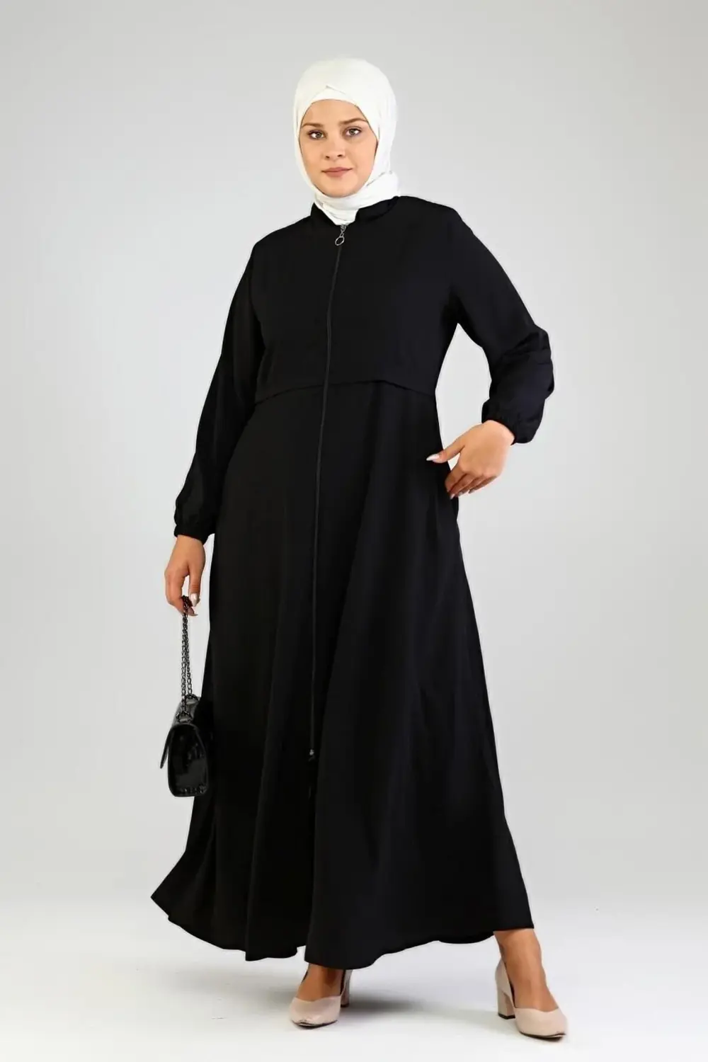 Kadin Buyuk Beden Mevlana Ferace Elbise