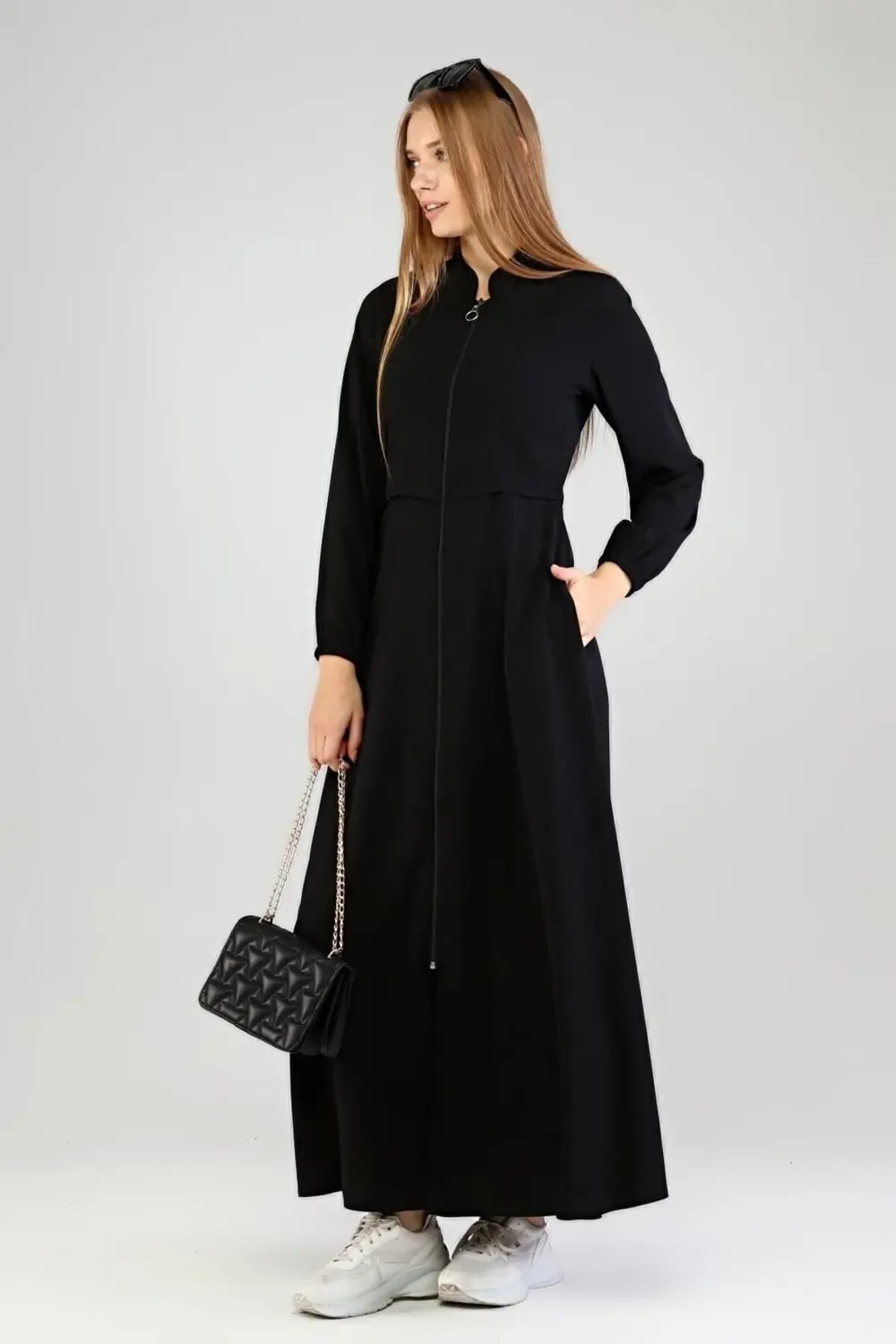 Kadin Buyuk Beden Mevlana Ferace Elbise