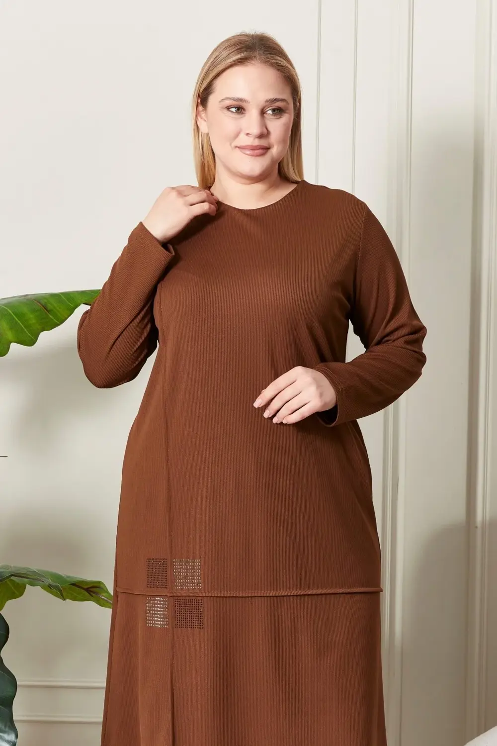 Kadın Büyük Beden Mevsimlik Penye Takım