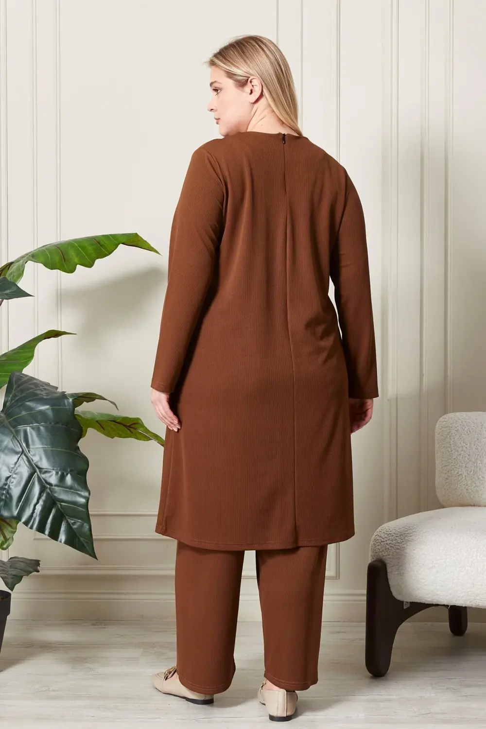 Kadın Büyük Beden Mevsimlik Penye Takım