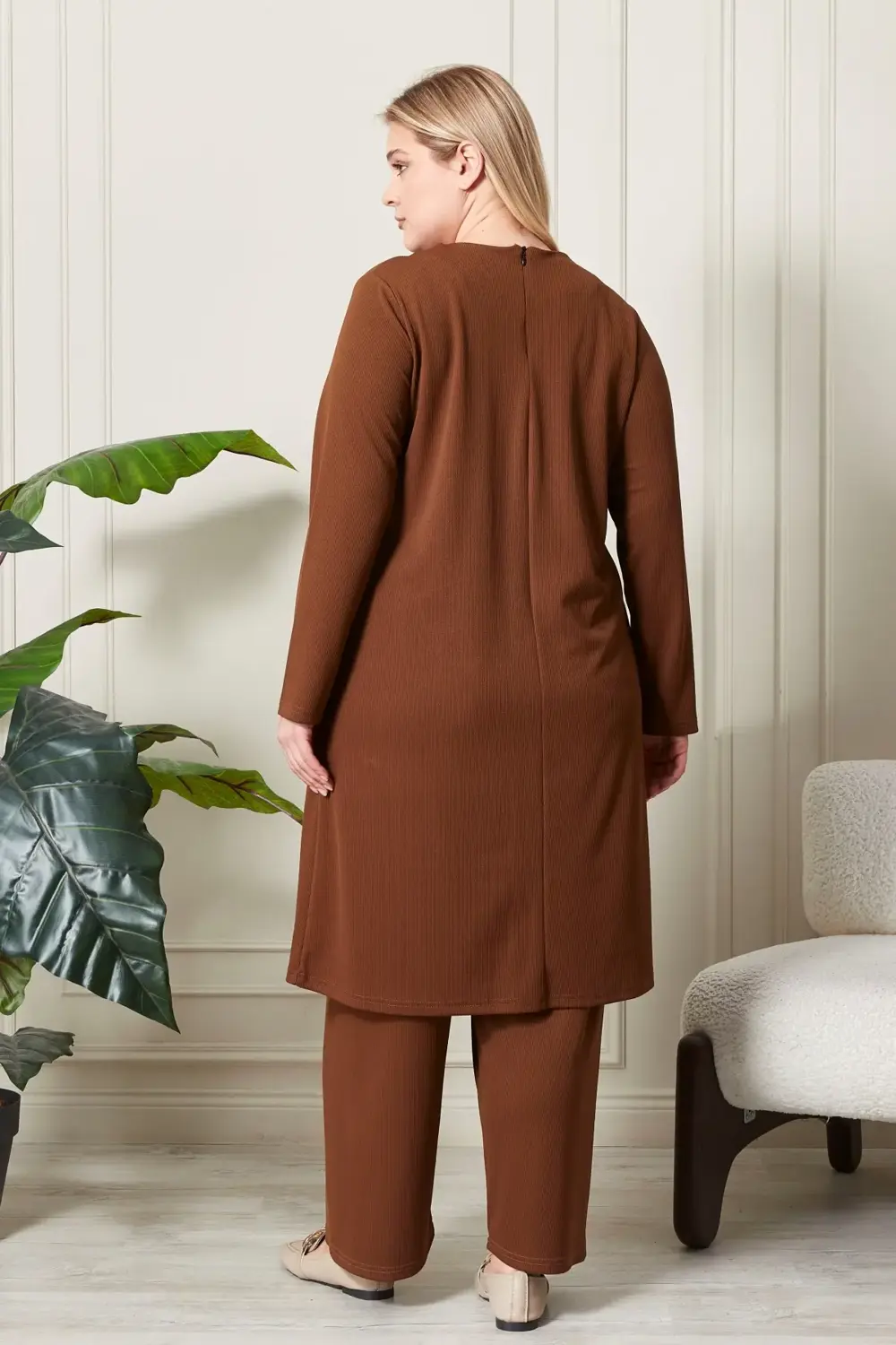 Kadın Büyük Beden Mevsimlik Penye Takım