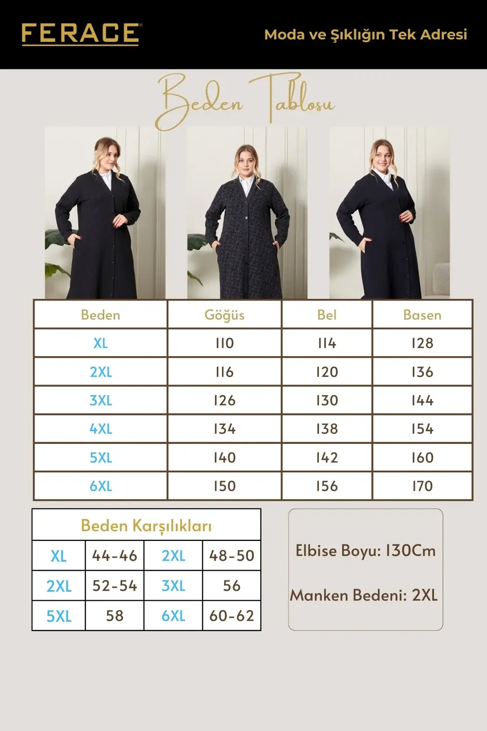 Kadın Büyük Beden Mevsimlik Yüksek Kalite Çelik Uzun Hırka