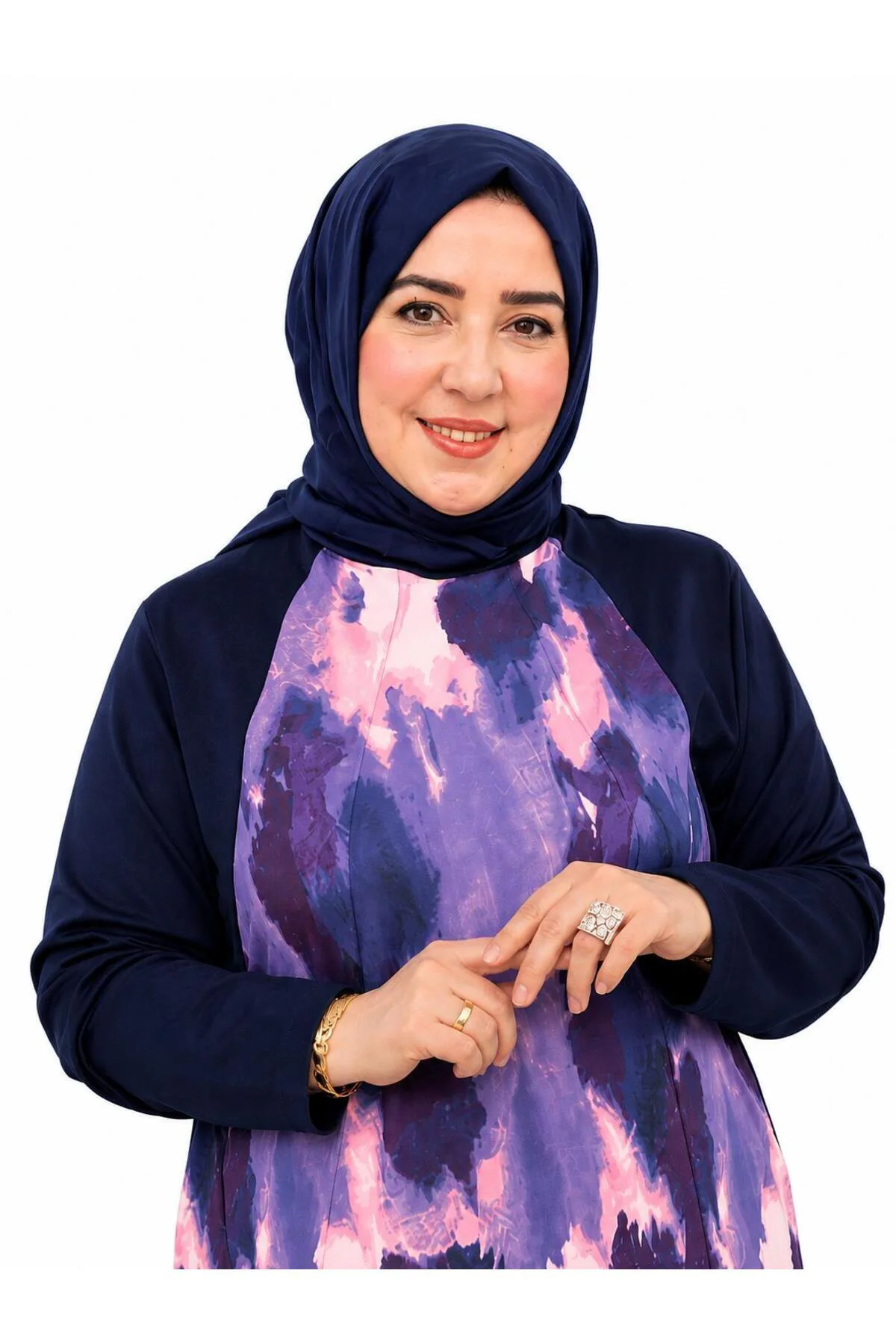 Kadın Büyük Beden Model Kumaş 2'li Takım