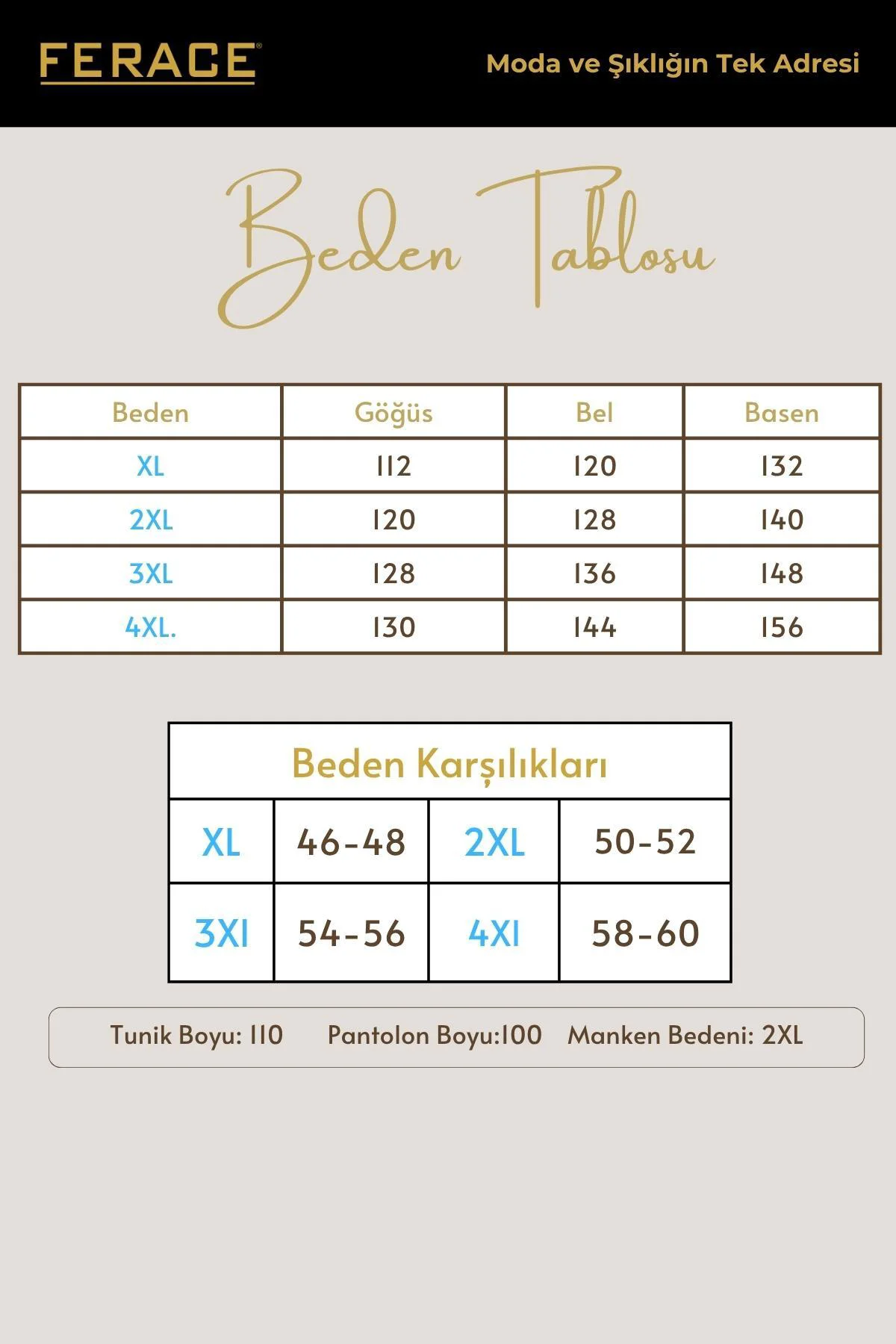 Kadın Büyük Beden Model Kumaş 2'li Takım - Görsel 2
