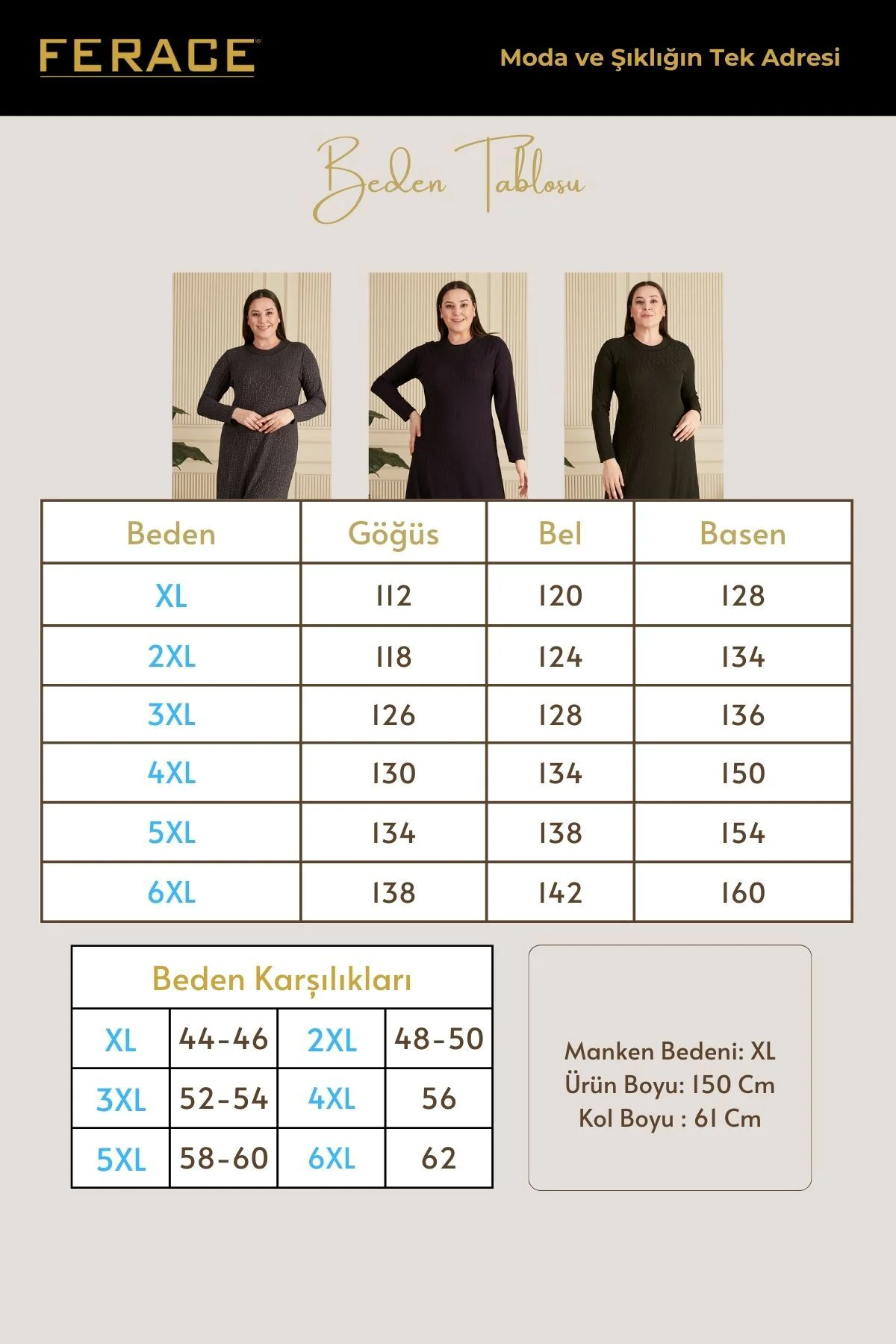 Kadın Büyük Beden Nergiz Jakar Tesettür Anne Elbise