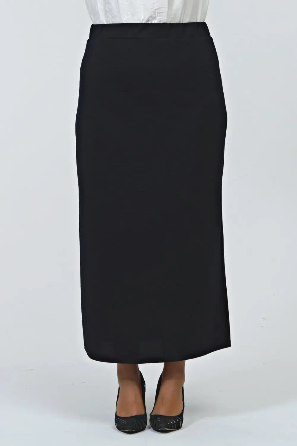 Kadin Buyuk Beden Ottoman Çelik Astarlı Mevsimlik Kalem Etek Örme