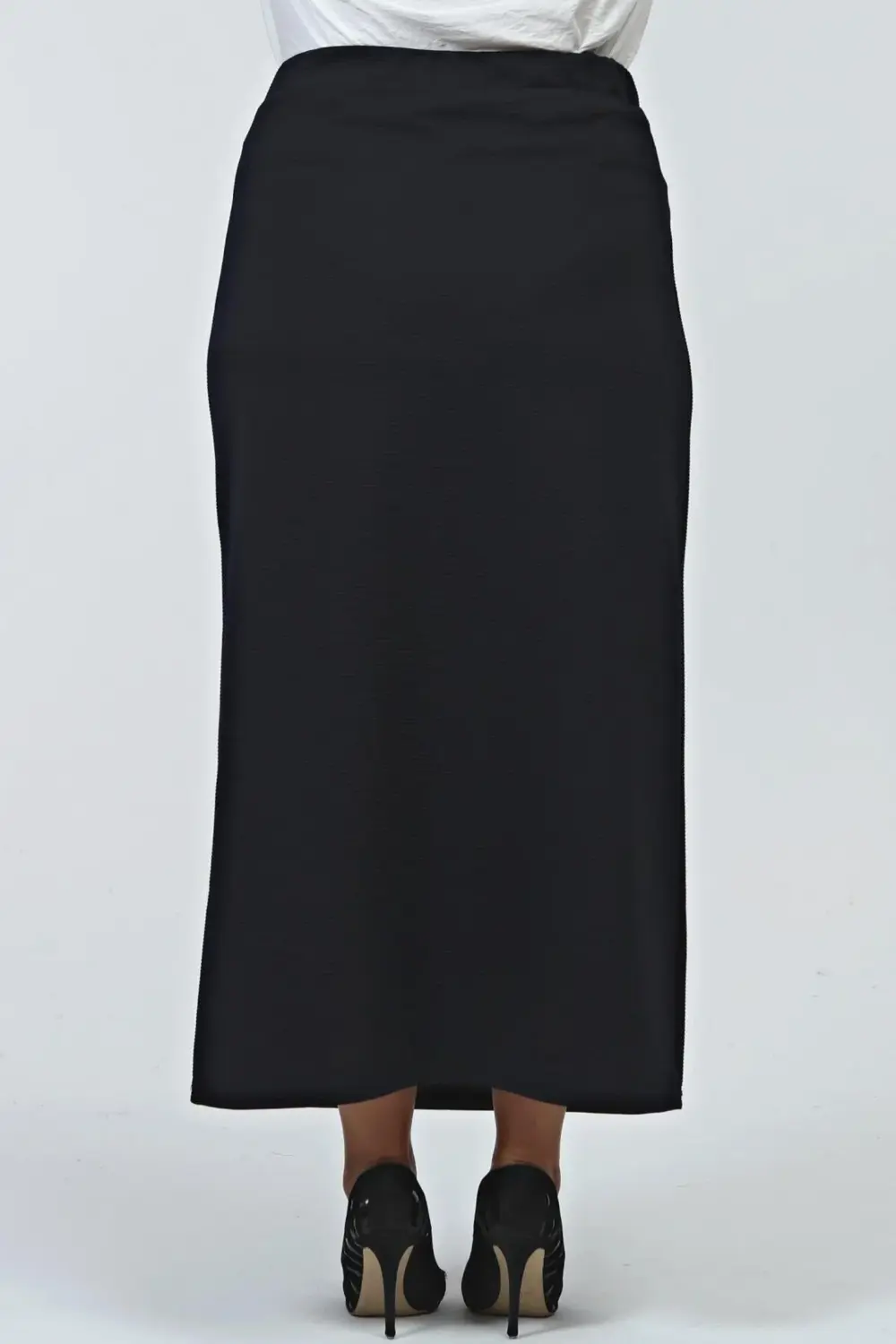 Kadin Buyuk Beden Ottoman Çelik Astarlı Mevsimlik Kalem Etek Örme