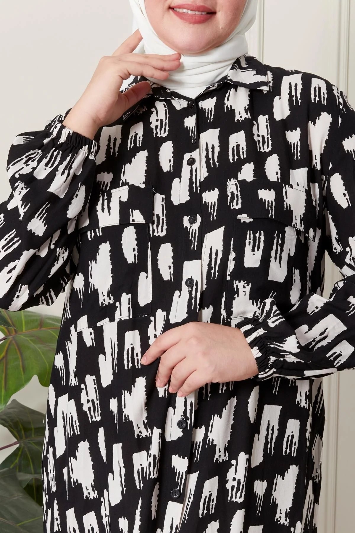 Kadin Buyuk Beden Oversize Rahat Kalıp Yazlik Elbise Alaçatı Mode