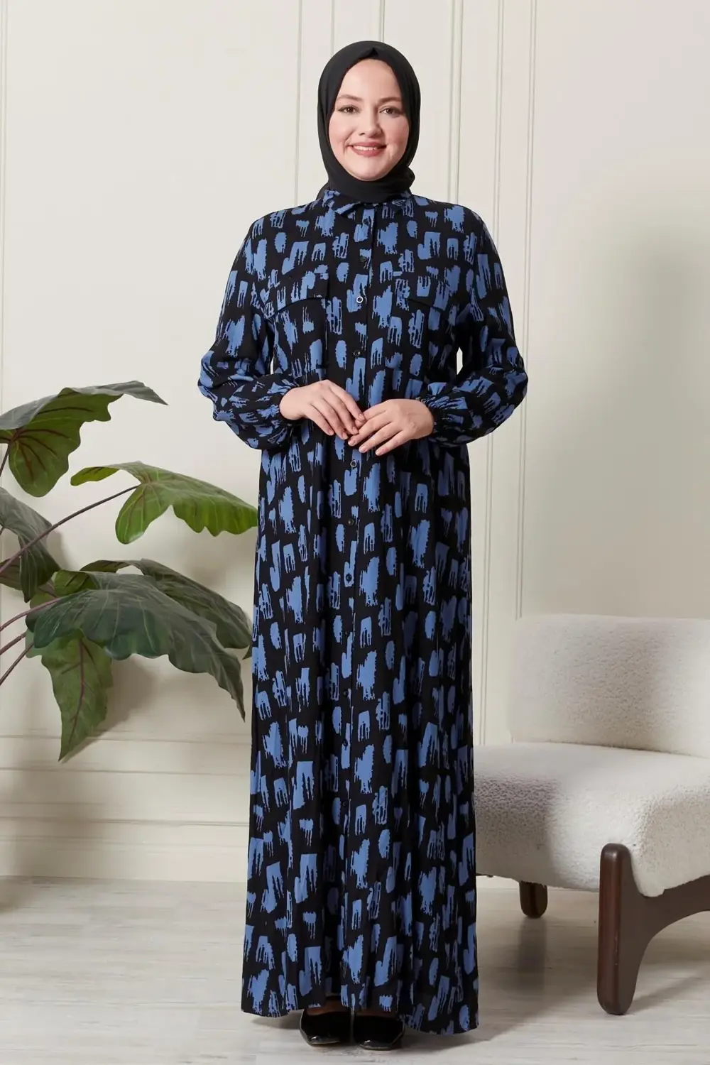 Kadin Buyuk Beden Oversize Rahat Kalıp Yazlik Elbise Alaçatı Mode