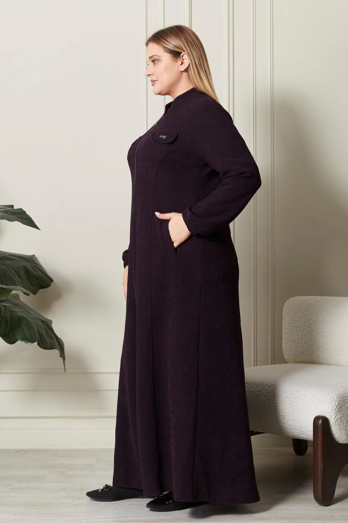 Kadın Büyük Beden Pardesü