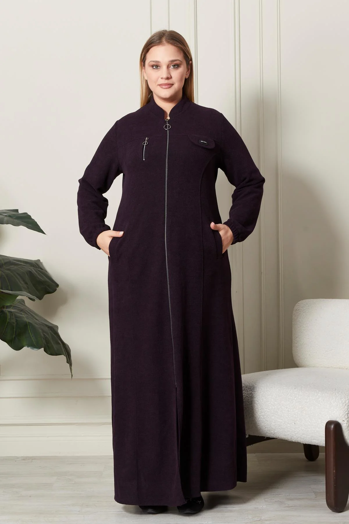 Kadın Büyük Beden Pardesü