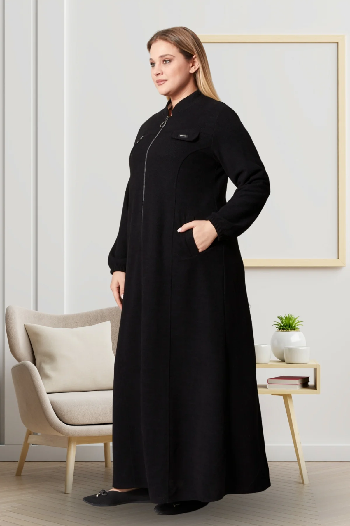 Kadın Büyük Beden Pardesü