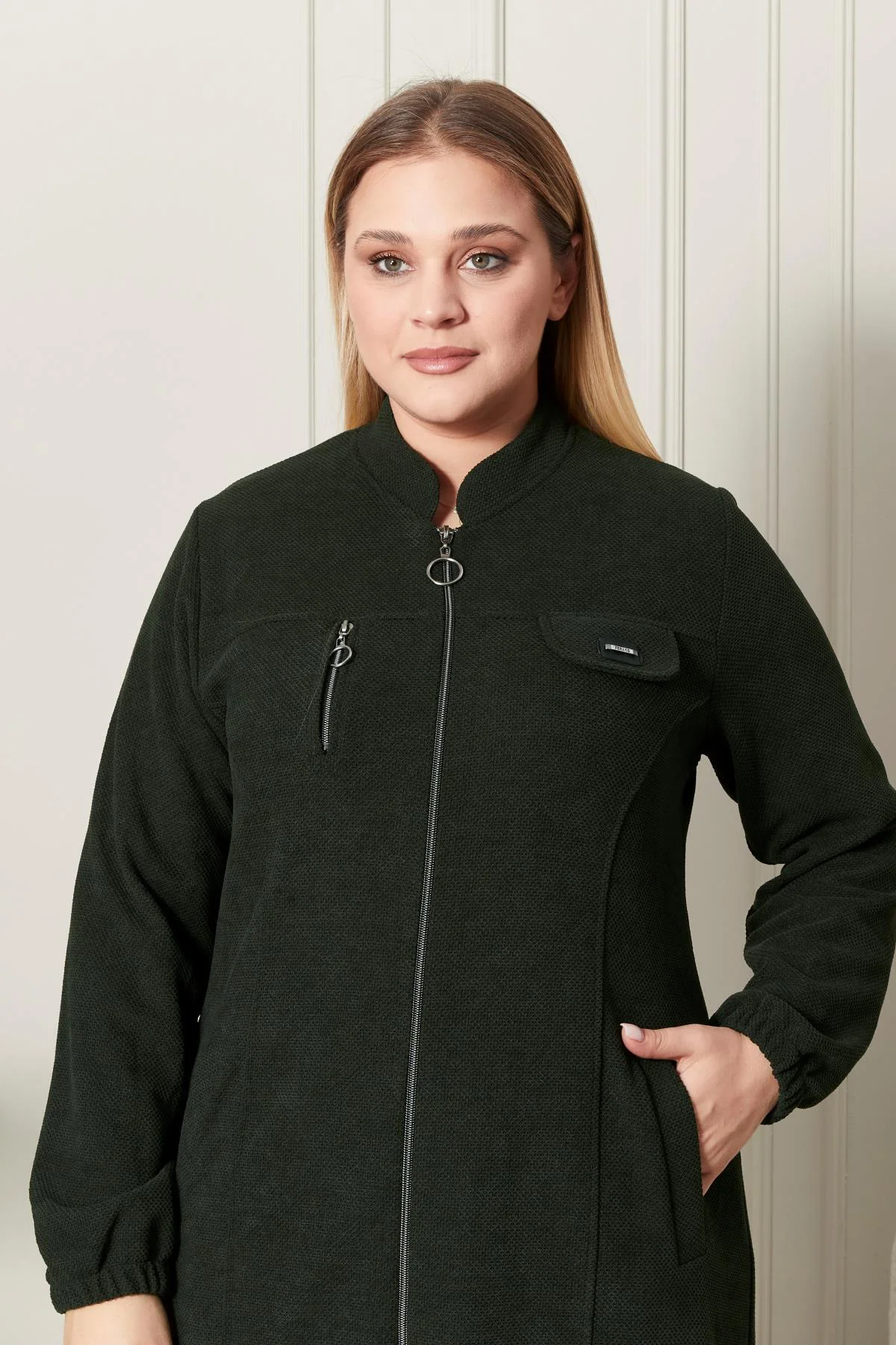 Kadın Büyük Beden Pardesü