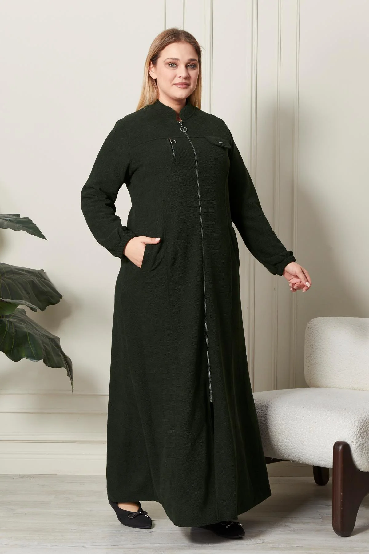 Kadın Büyük Beden Pardesü