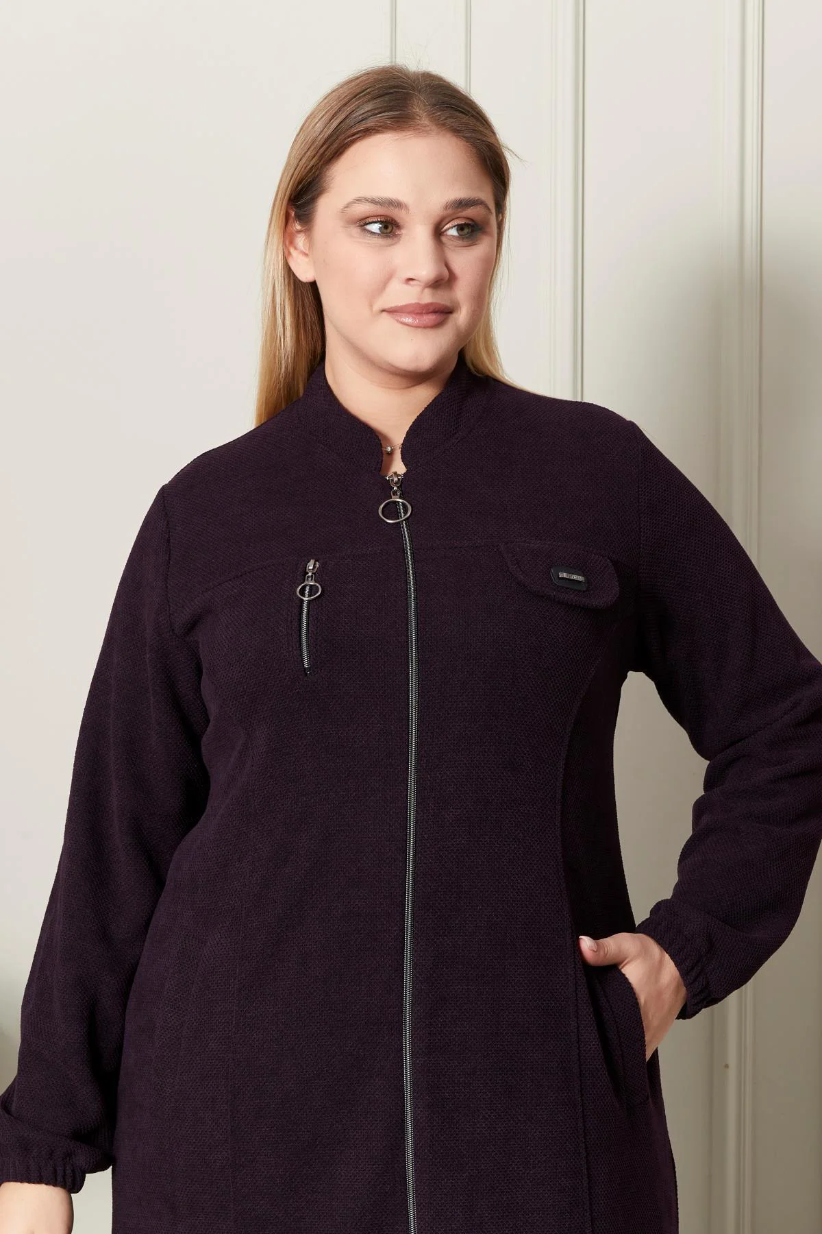 Kadın Büyük Beden Pardesü