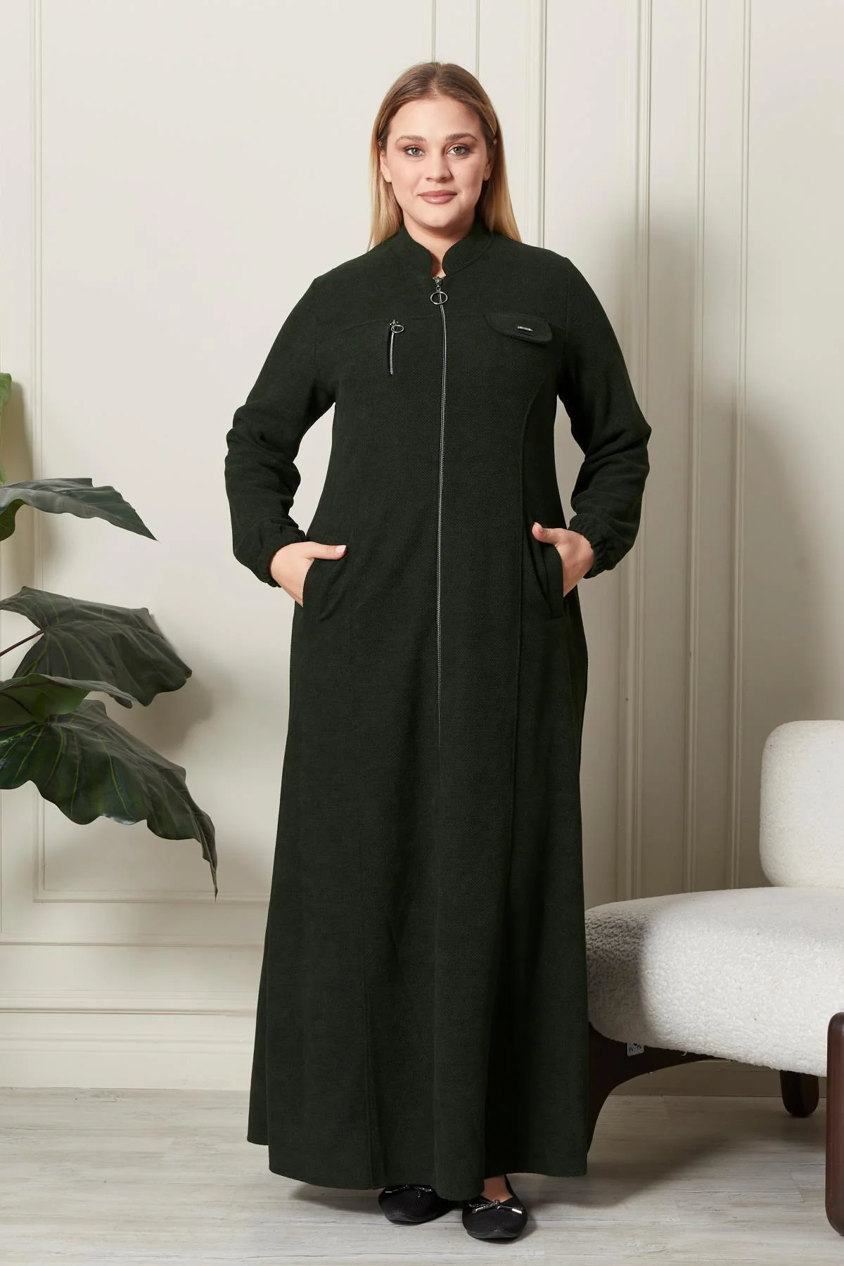 Kadın Büyük Beden Pardesü