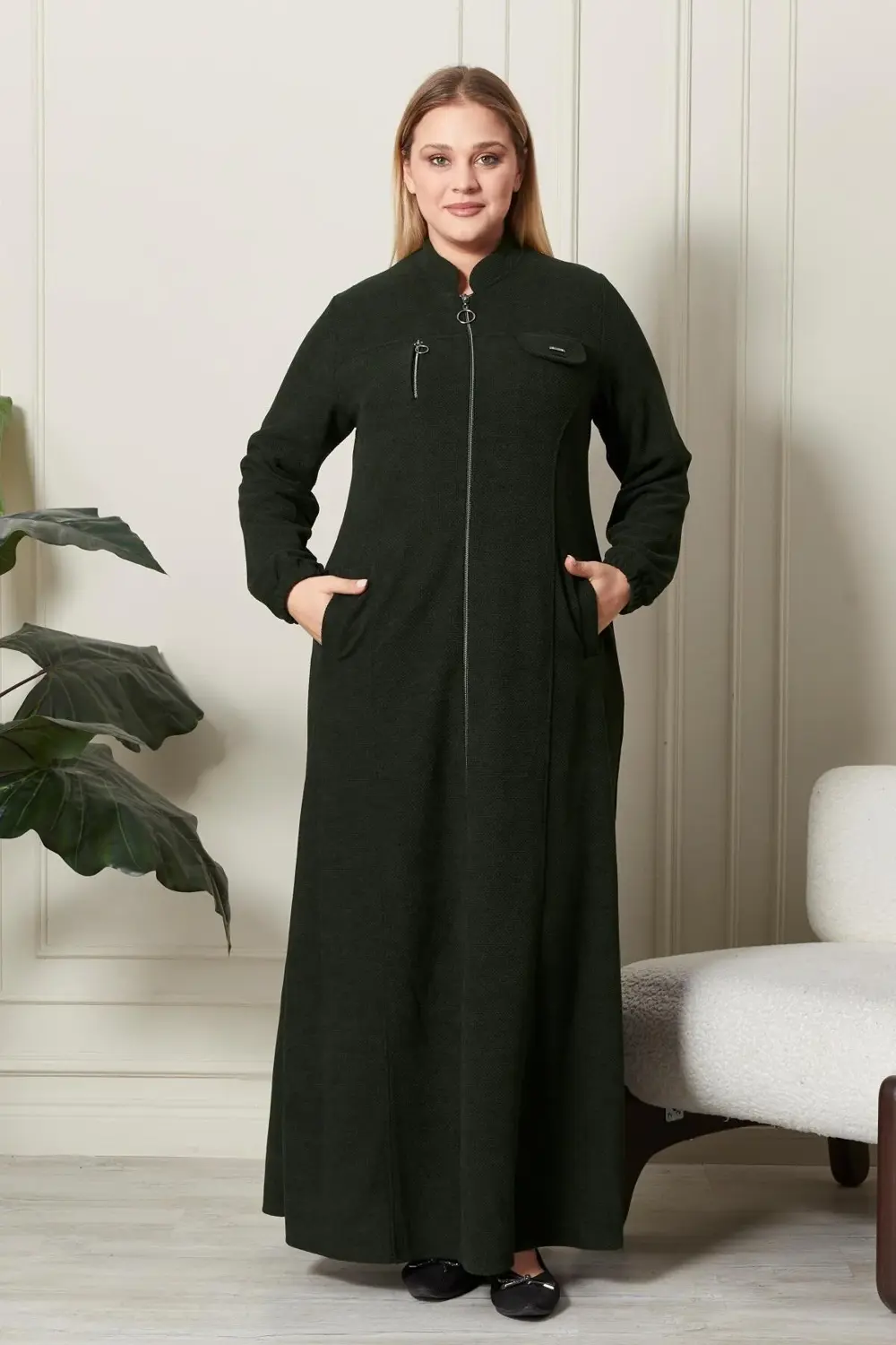 Kadın Büyük Beden Pardesü