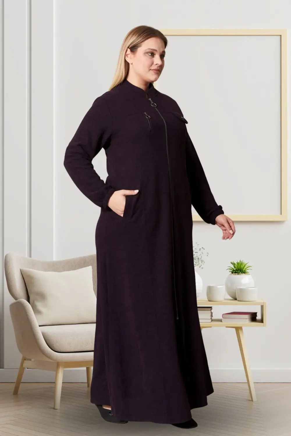 Kadın Büyük Beden Pardesü