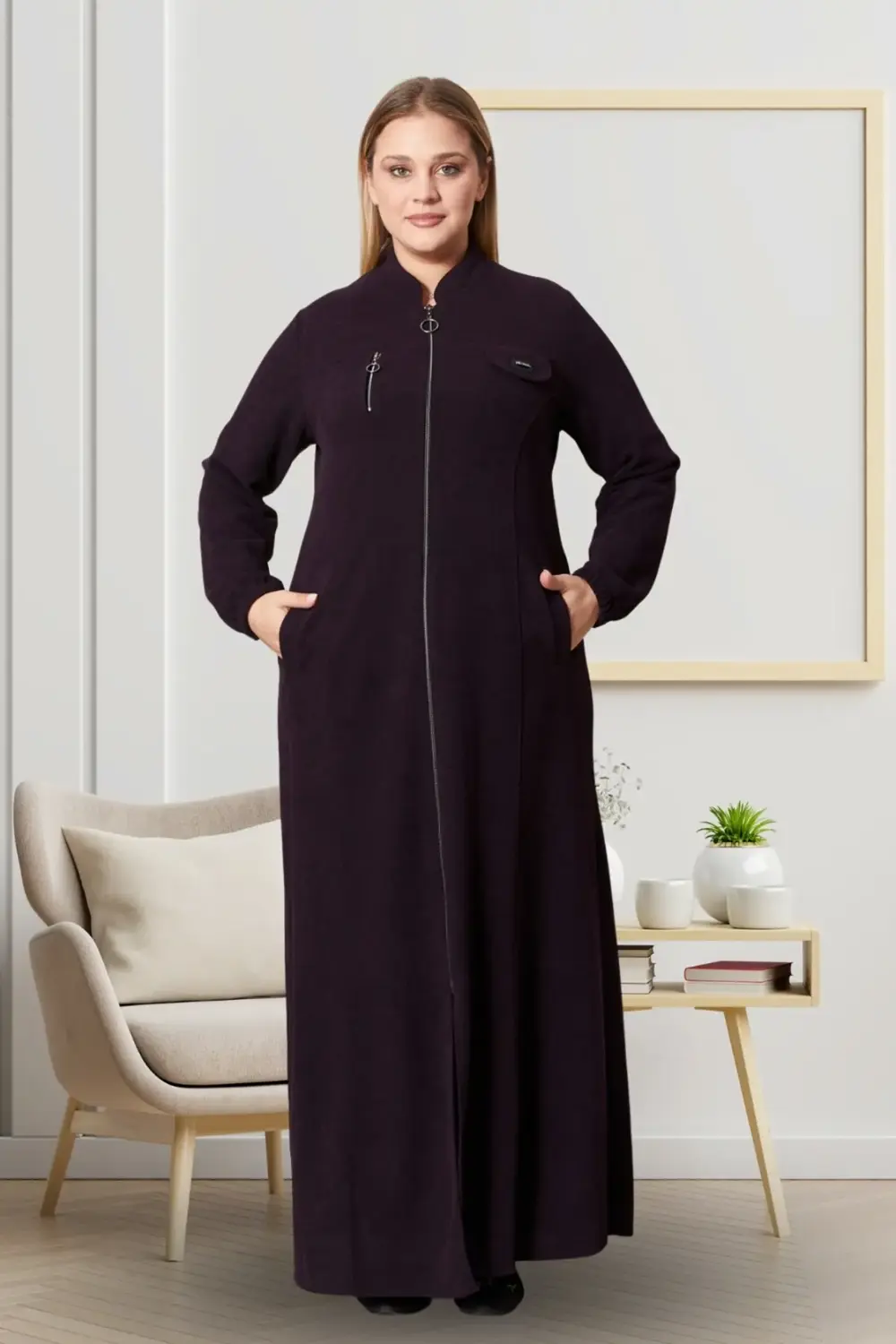 Kadın Büyük Beden Pardesü