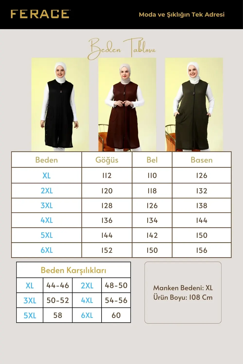 Kadin Buyuk Beden Petek Kumaş Cepli Fermuarlı Düğmeli Yelek