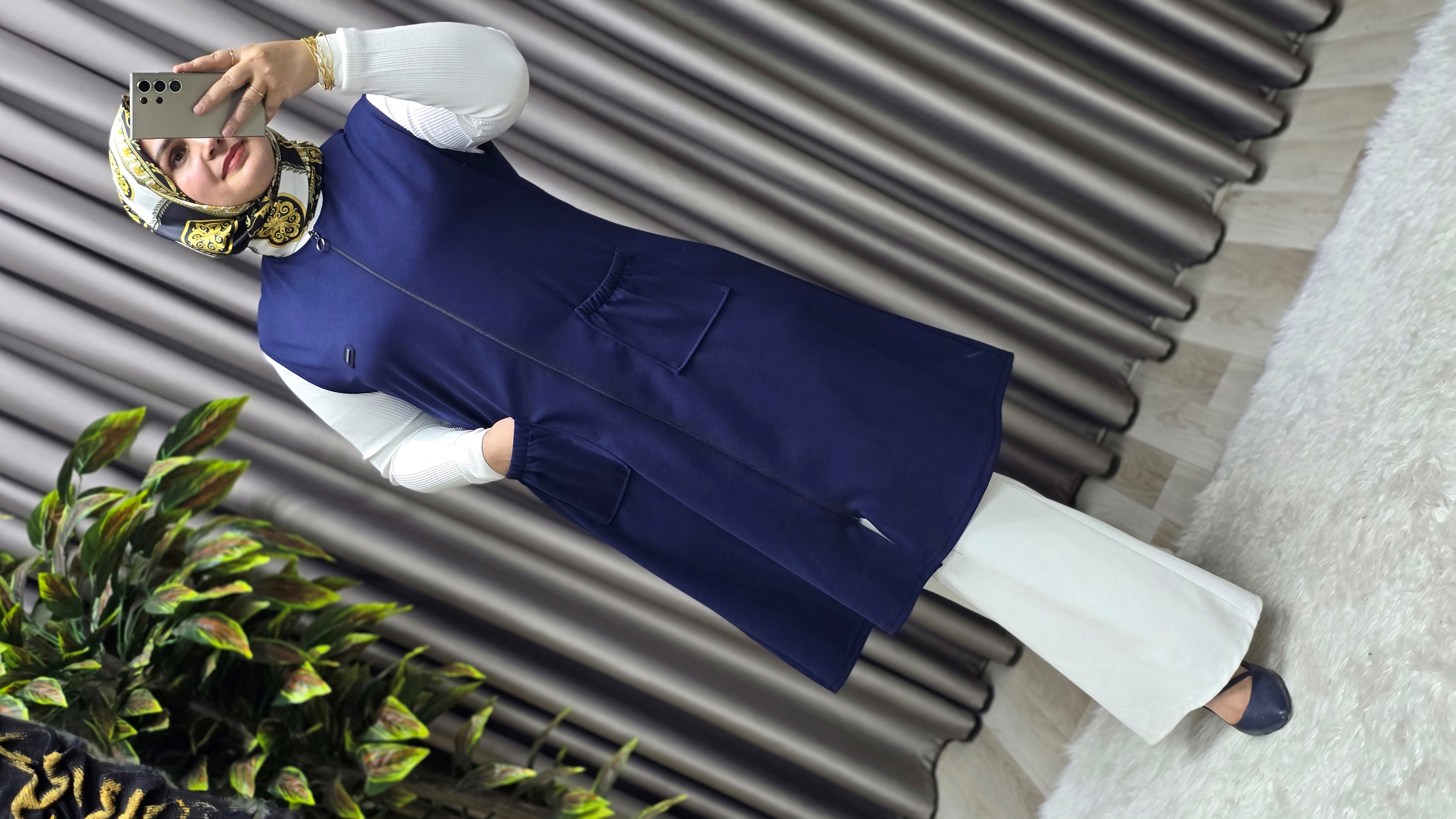 Elmas Tesettür Kadın Büyük Beden Rahat Kalıp Ottoman Kumaş Dört Mevsim Çelik Örm Elmas Tesettür Kadın Büyük Beden Rahat Kalıp Ottoman Kumaş Dört Mevsim Çelik Örm