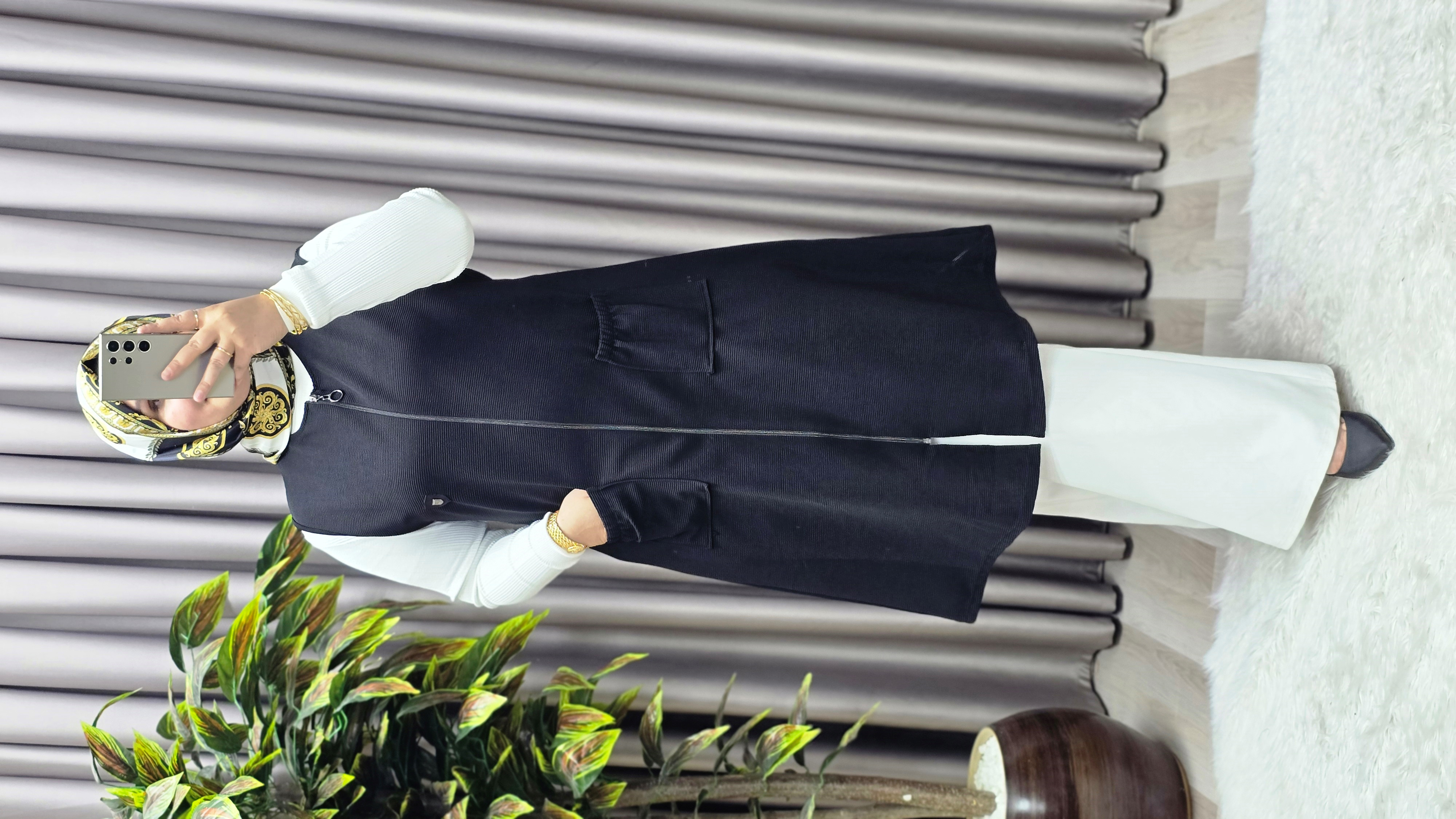 Elmas Tesettür Kadın Büyük Beden Rahat Kalıp Ottoman Kumaş Dört Mevsim Çelik Örm Elmas Tesettür Kadın Büyük Beden Rahat Kalıp Ottoman Kumaş Dört Mevsim Çelik Örm